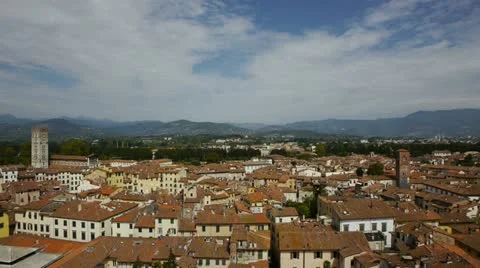 Lucca old city scape 2 Vidéo 12375396