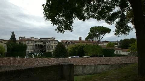Lucca old city scape 3 Stockbeeldmateriaal 12383012