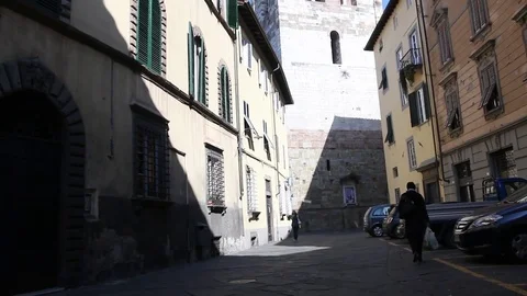 Lucca tower Cityscape - Tuscany Stock Footage 72902852