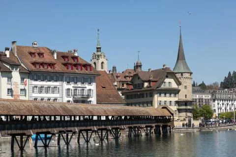 Lucerne old town Stock Photos