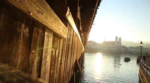 Lucerne in Switzerland Video stock 45918508