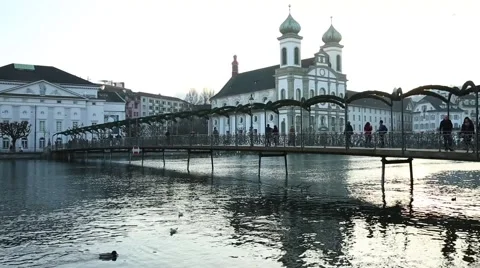 Lucerne in Switzerland Video stock 46058373