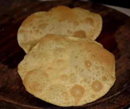 Luchi or poori Foto stock