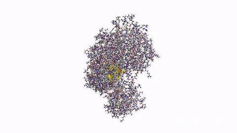 Luciferase, rotating model 스톡 동영상 79799950