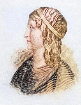 Lucius Apuleius Platonicus, born between 123 and 125, died around 180, Platonic Stock Illustration