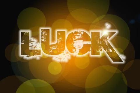 Luck concept Stock Illustration