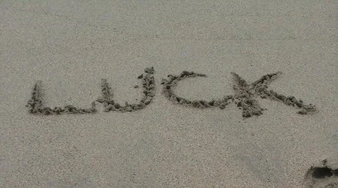 Luck goes away Stock Footage 683164