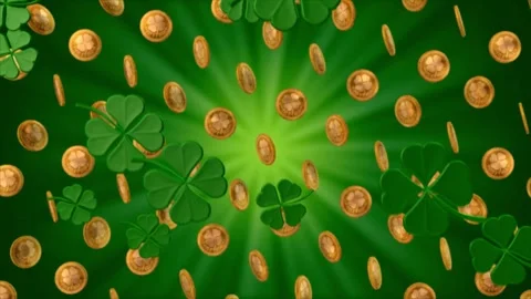 Luck A Lot Of Bitcoin Crypto lucky currency Gold Bitcoin BTC Bit Coin falling Vídeos de archivo 334028040