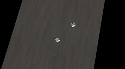 Lucky 7, Dice Falling Animation Stock Footage 33769095