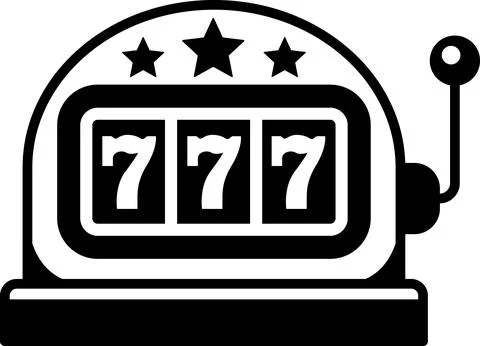 Lucky 7 icons set vector. Casino slot. Machine jackpot Slot machine. Jackpot Stock Illustration