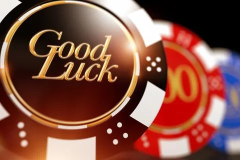 Lucky Casino Chips Stock Illustration