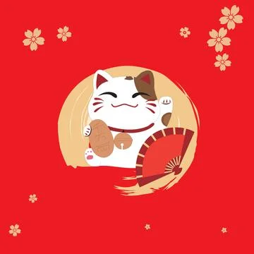 Lucky Cat Stock Illustration