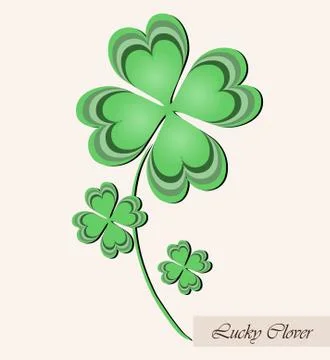 Lucky clover Stock Illustration