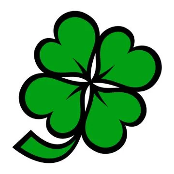 Lucky Clover Stock Illustration