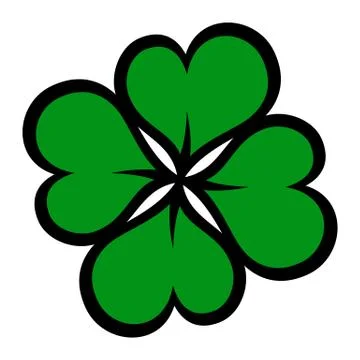 Lucky Clover Stock Illustration
