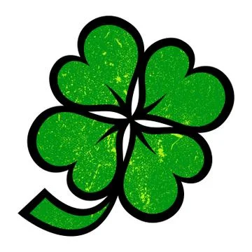 Lucky Clover Stock Illustration