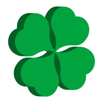 Lucky Clover Stock Illustration