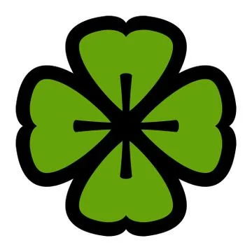 Lucky Clover Stock Illustration