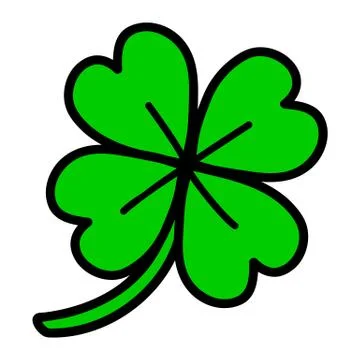 Lucky Clover Stock Illustration
