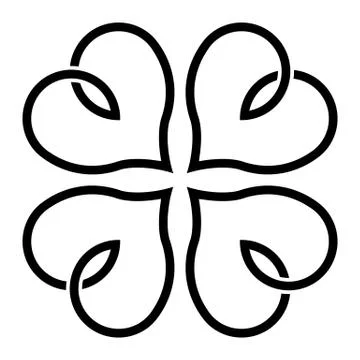 Lucky Clover Stock Illustration