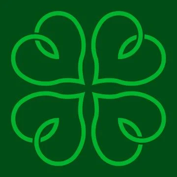 Lucky Clover Stock Illustration