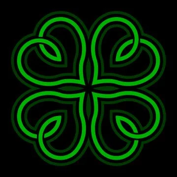 Lucky Clover Stock Illustration