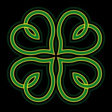 Lucky Clover Stock Illustration