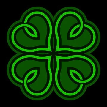 Lucky Clover Stock Illustration