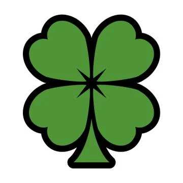 Lucky Clover Stock Illustration