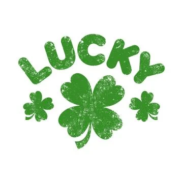 Lucky Clover Stock Illustration