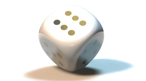 Lucky dice Loop Stock Footage 33702087