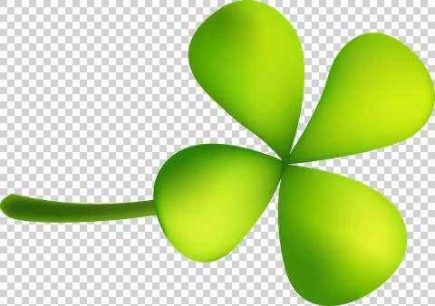 Lucky four leaf clover for Patrick's day. illustration of lucky four leaf c.. Stock Illustration