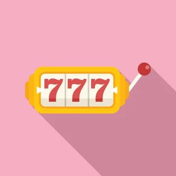 Lucky game icon flat vector. Win fortune Stock Illustration