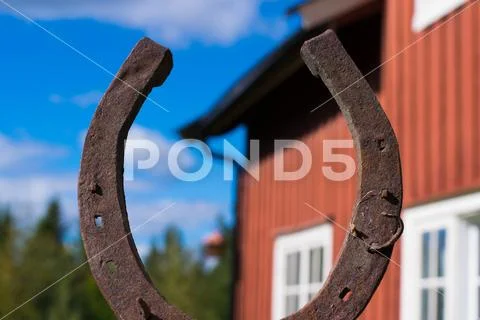 Lucky horse shoe Stock Photos
