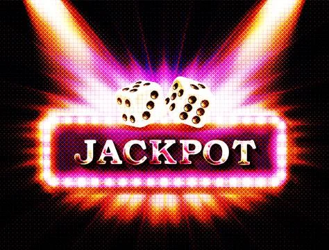 Lucky jackpot editable text effect. Stock Illustration