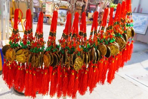 The lucky key chains Stock Photos