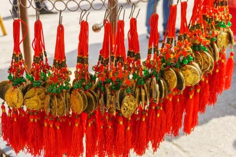 Lucky key chains Stock Photos