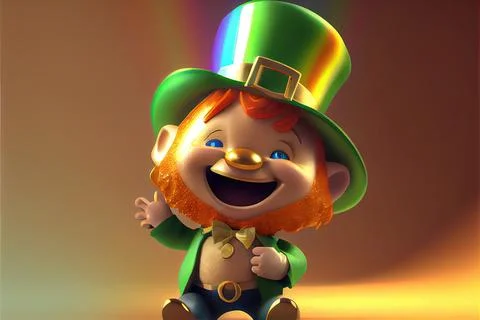 Lucky Leprechaun Stock Illustration