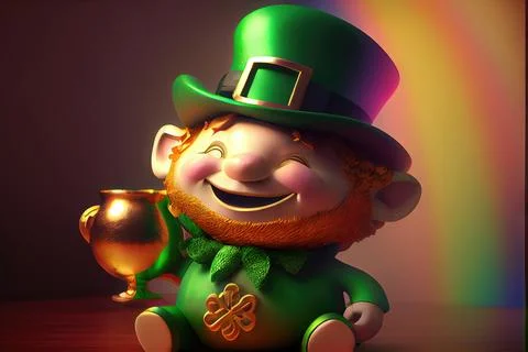 Lucky Leprechaun Stock Illustration