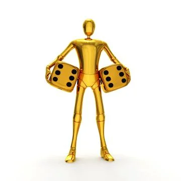 Lucky man Stock Illustration