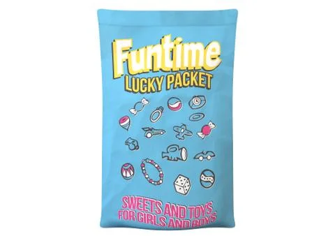 Lucky Packet Blue Stock Illustration