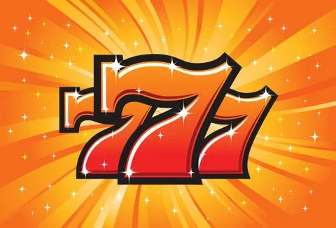 The lucky sevens Stock Illustration