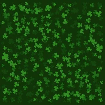 Lucky shamrock leaf Stock Illustration