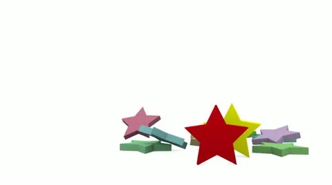 Lucky star fall survivor Stock Footage 12761182