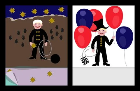 Lucky sweep (EPS) Stock Illustration
