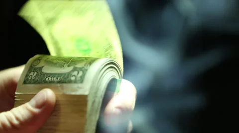 Lucky two dollar bills Stock Footage 41534609