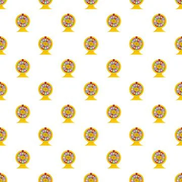 Lucky wheel pattern seamless 스톡 일러스트