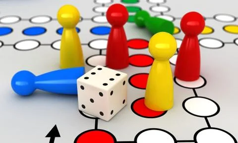 Ludo Stock Illustration