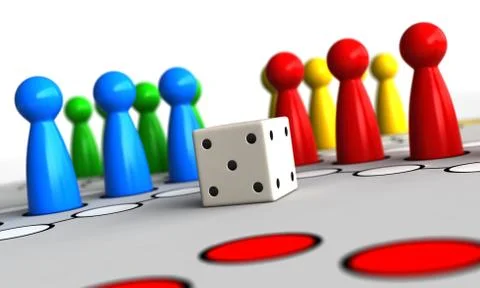 Ludo Stock Illustration