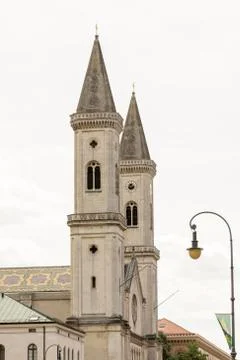 Ludwigskirche in Munich Stock Photos